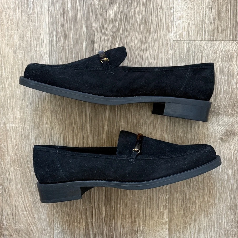 Bandolino Black Women’s Slip-On Suede Loafers - Picture 4 of 6